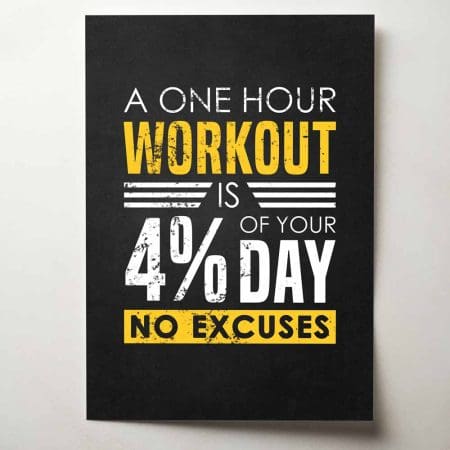 A One Hour Workout Is 4% Of Your Day